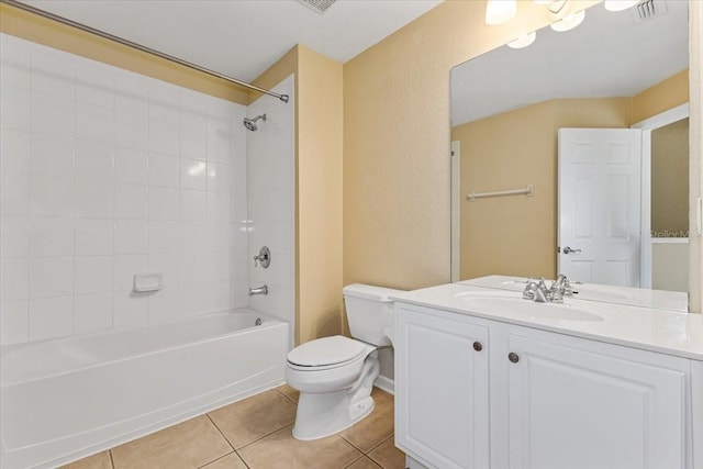 6912 Hochad Dr, Orlando, FL 32819 - full bathroom featuring tile patterned floors, vanity, and shower / bath combination