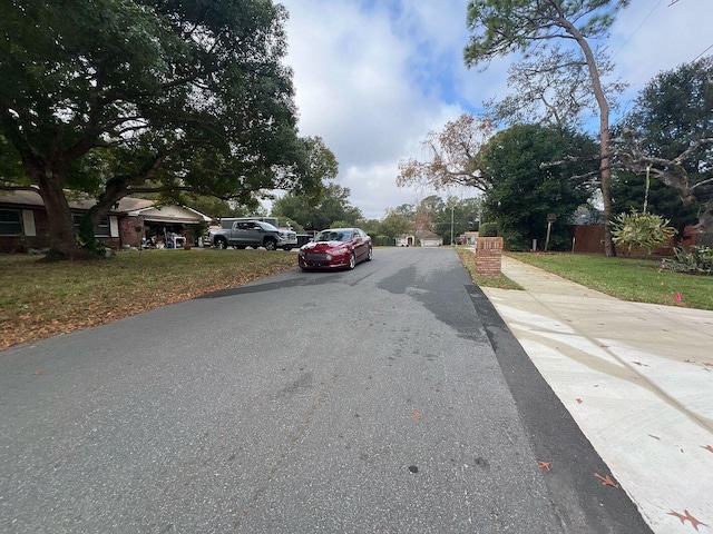 view of road