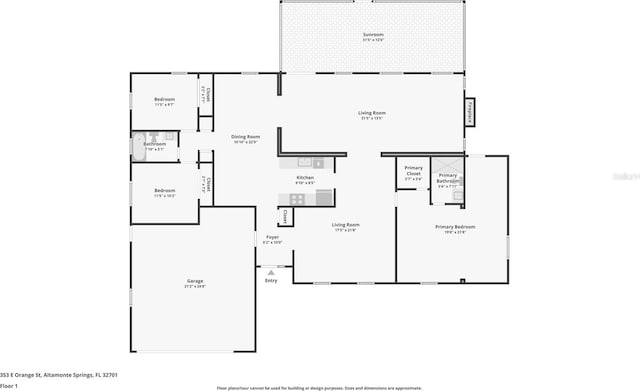 353 E Orange St, Altamonte Springs, FL 32701 - floor plan