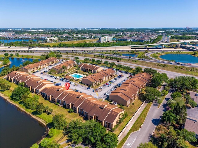 5201 Vineland Rd Unit 112, Orlando, FL 32811 - drone / aerial view with a water view