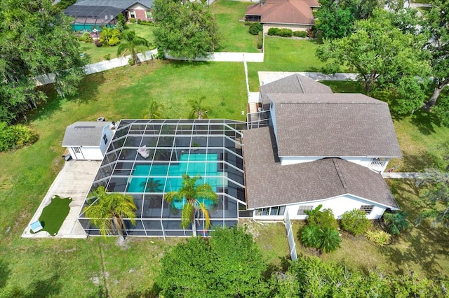 11419 Donneymoor Dr, Riverview, FL 33569 - aerial view of property and surrounding area featuring a pool area