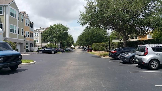 view of parking / parking lot