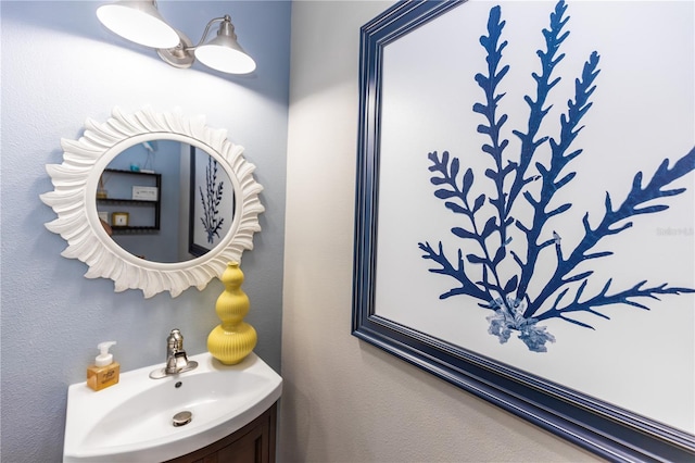 bathroom with a sink