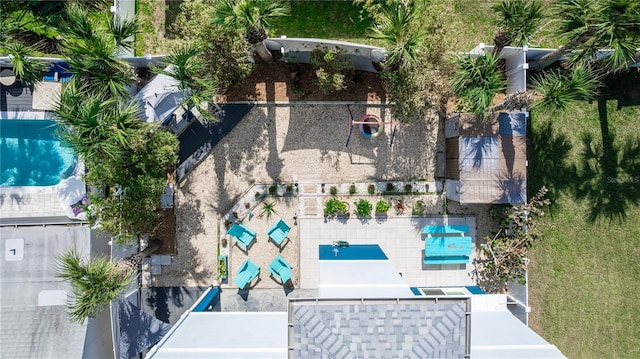 435 Jessamine Ave, New Smyrna Beach, FL 32169 - aerial view of a pool area