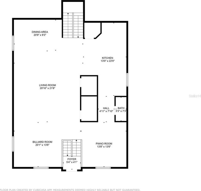 435 Jessamine Ave, New Smyrna Beach, FL 32169 - floor plan / room layout