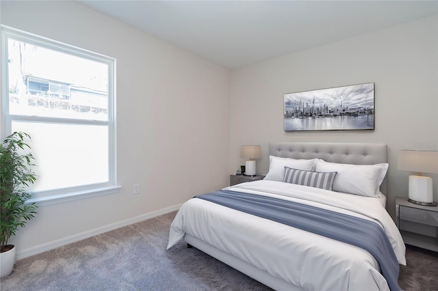 bedroom with carpet flooring