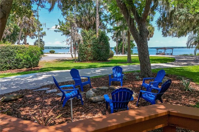 2929 Lakeshore Dr, Mount Dora, FL 32757 - view of grassy yard featuring a water view