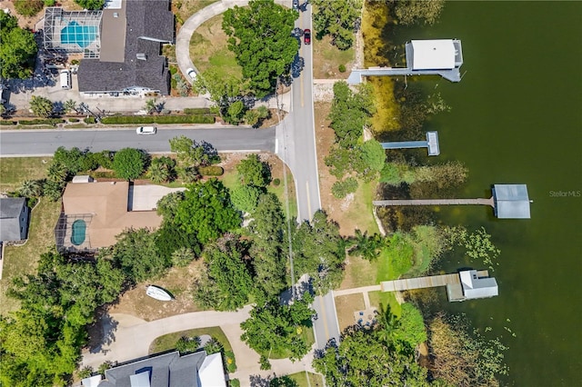 2929 Lakeshore Dr, Mount Dora, FL 32757 - aerial view of property's location with a large body of water and a pool