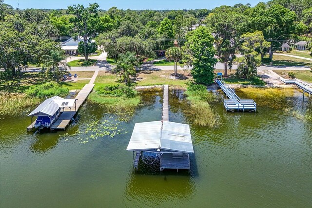 2929 Lakeshore Dr, Mount Dora, FL 32757 - dock area featuring a water view