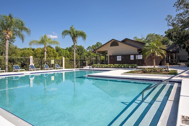 view of pool