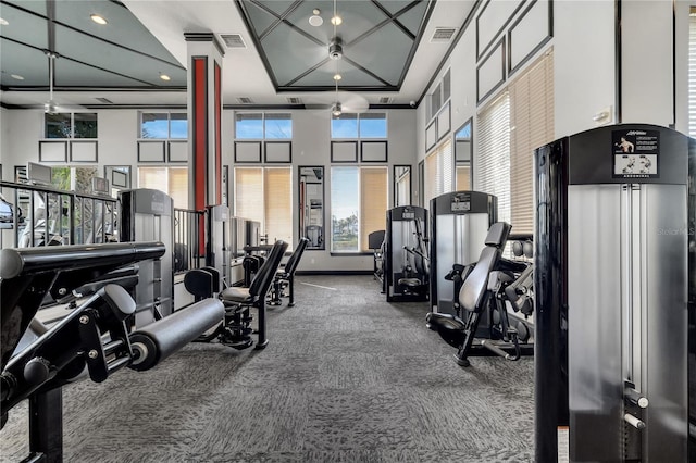 view of exercise room