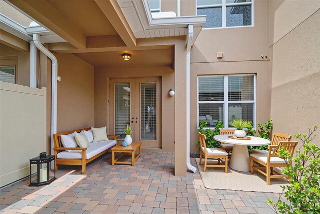15574 Murcott Blossom Blvd, Winter Garden, FL 34787 - view of patio with french doors and an outdoor living space