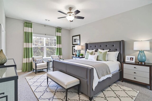 15574 Murcott Blossom Blvd, Winter Garden, FL 34787 - bedroom with light colored carpet and ceiling fan