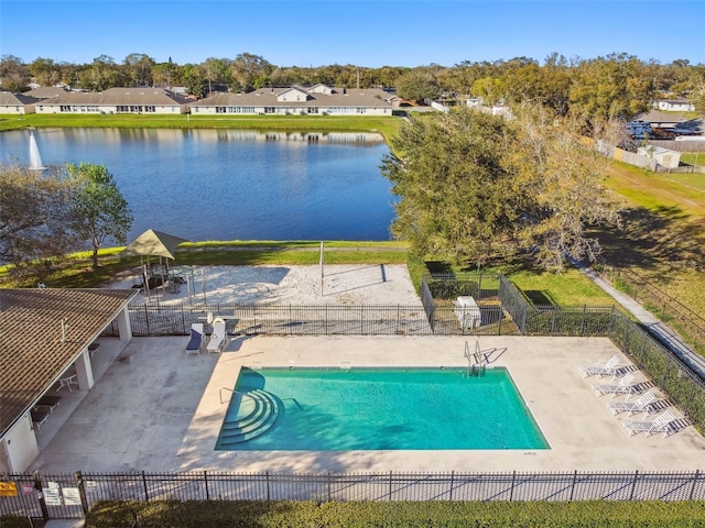 1821 Christina Lee Ln, Saint Cloud, FL 34769 - view of swimming pool featuring a water view and a patio