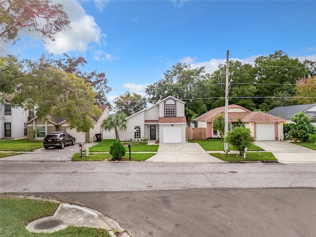 1970 Larkwood Dr, Apopka, FL 32703 - view of front of property with driveway, a garage, and a front lawn