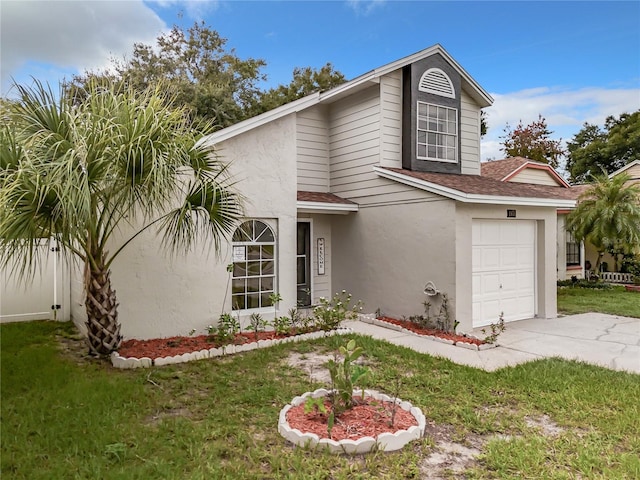 1970 Larkwood Dr, Apopka, FL 32703 - view of front of home featuring roof with shingles, concrete driveway, stucco siding, and a front yard