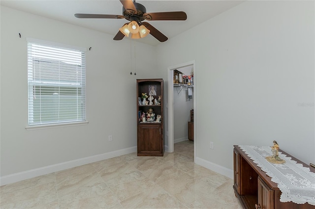 619 Meadow Sage Dr, Deland, FL 32724 - empty room featuring ceiling fan