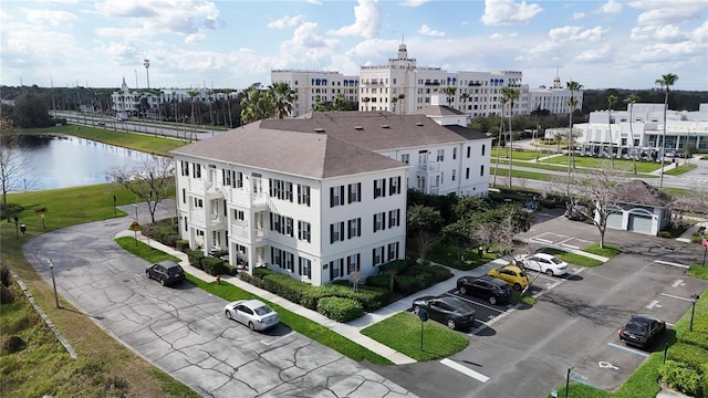 770 Siena Palm Dr Unit 201, Celebration, FL 34747 - birds eye view of property with a water view