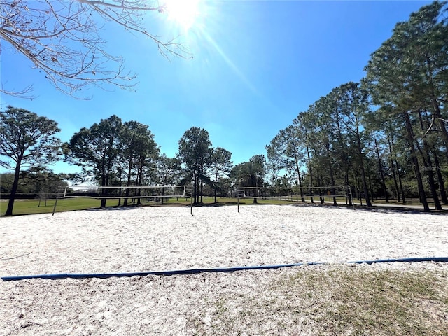 view of community with volleyball court