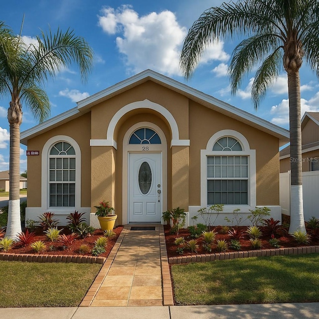 281 San Gabriel St, Winter Springs, FL 32708 - entrance to property with stucco siding