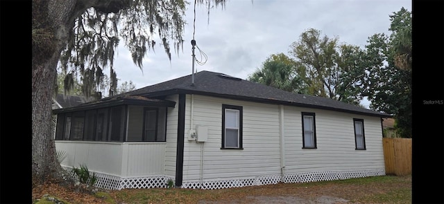 812 S Locust Ave, Sanford, FL 32771 - view of property exterior featuring roof with shingles
