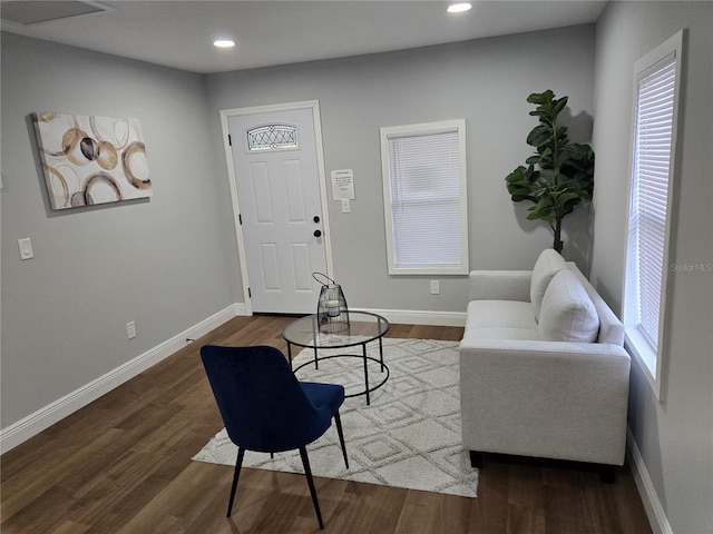 812 S Locust Ave, Sanford, FL 32771 - living area featuring wood finished floors and recessed lighting