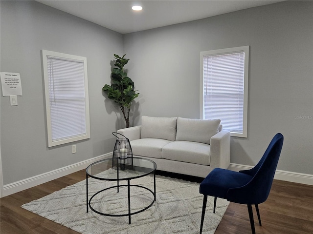 812 S Locust Ave, Sanford, FL 32771 - living area with wood finished floors and recessed lighting
