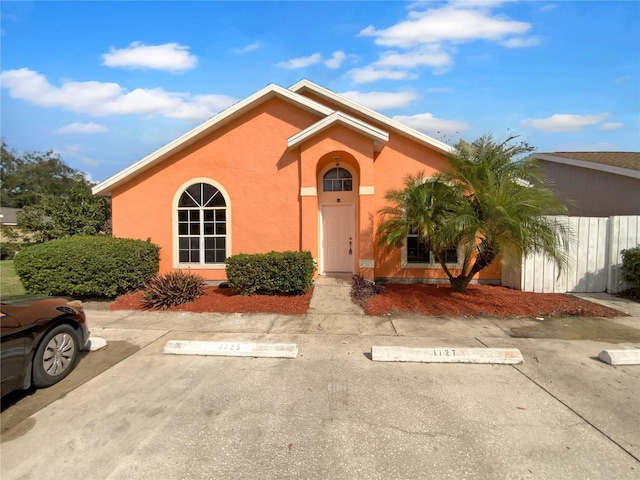 view of front of home