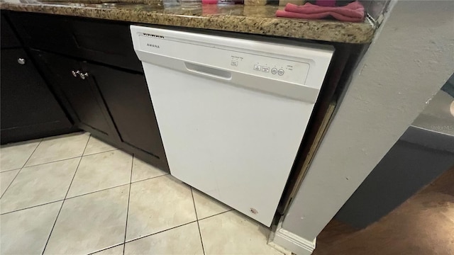 room details featuring stone countertops and dishwasher