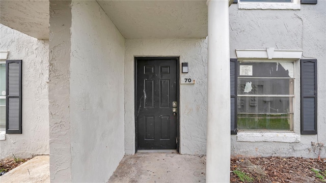 view of entrance to property