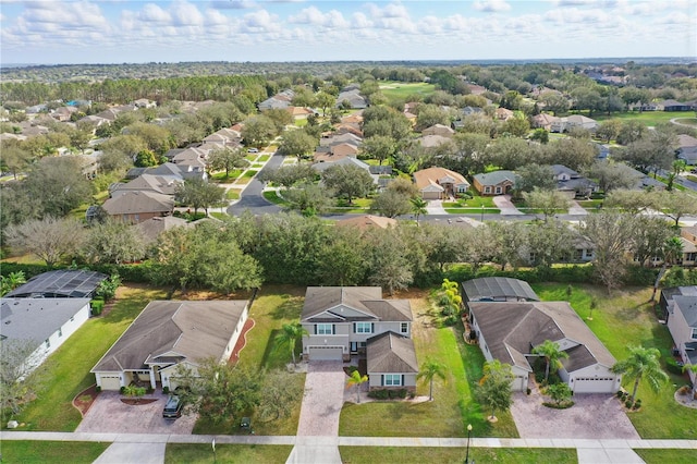 birds eye view of property featuring a residential view