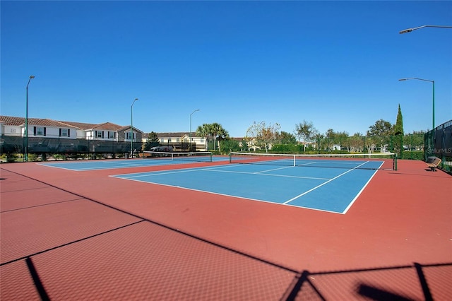 view of sport court featuring basketball court