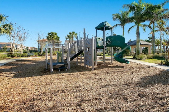 view of play area