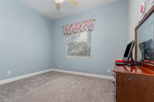 1224 Shorecrest Cir, Clermont, FL 34711 - carpeted bedroom featuring baseboards and a ceiling fan