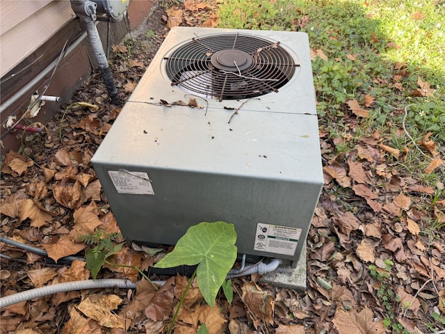 exterior details with central air condition unit