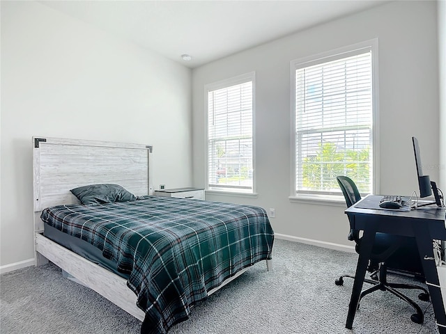 bedroom featuring carpet floors