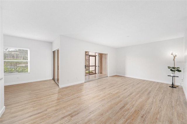 interior space featuring light hardwood / wood-style floors