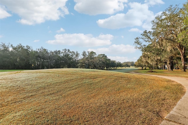 view of home's community featuring a yard