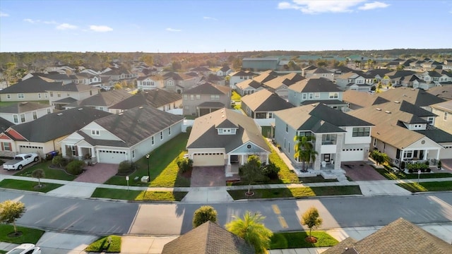 drone / aerial view featuring a residential view