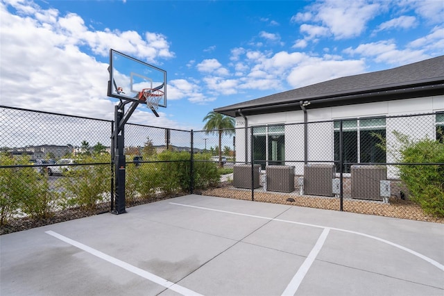 view of sport court