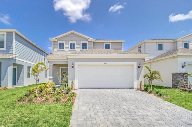 view of front property with a front yard