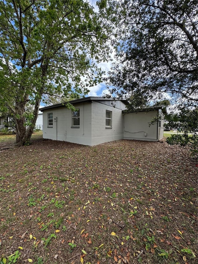 view of back of property