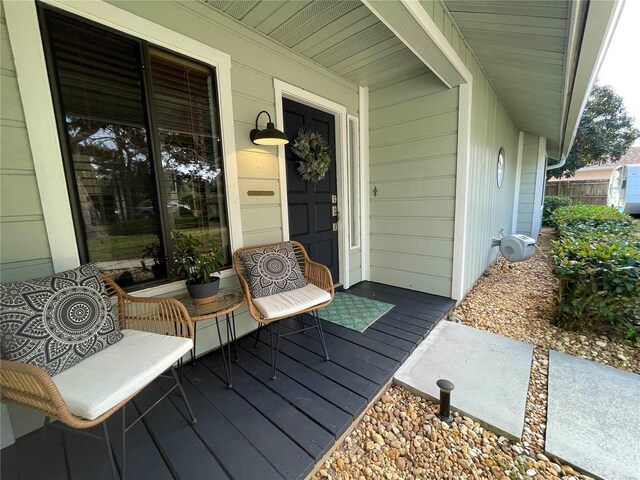 exterior space featuring a porch