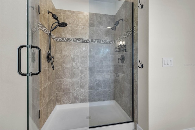 full bath with a stall shower