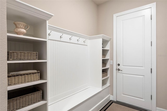 view of mudroom