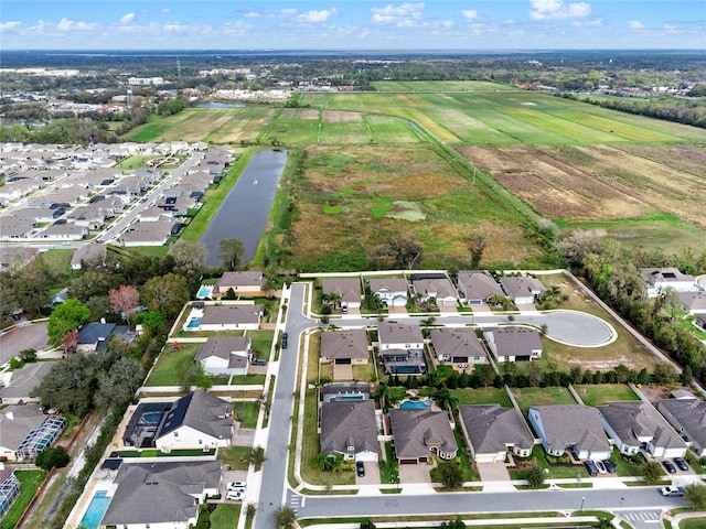 bird's eye view featuring a residential view