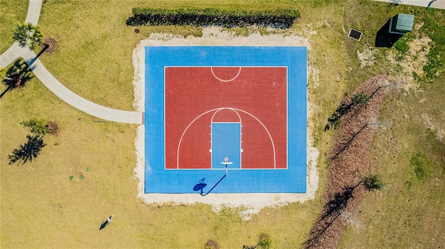 view of sport court