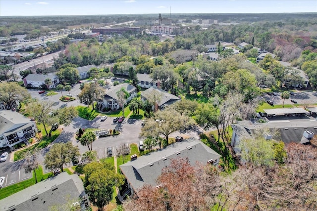 bird's eye view featuring a residential view