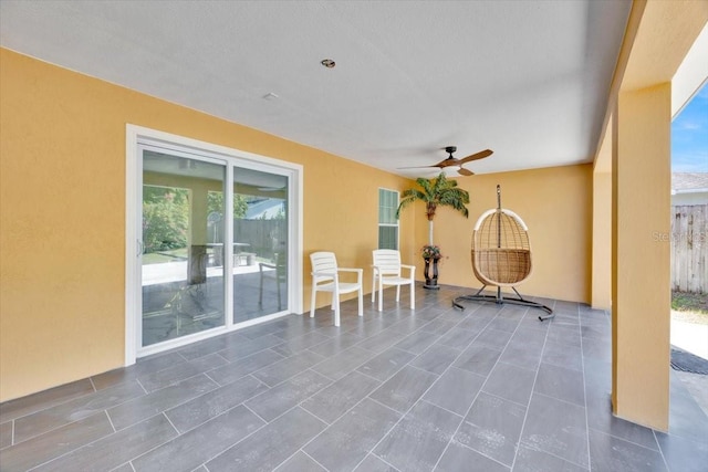 5108 Avignon Ct, Orlando, FL 32839 - view of patio with a ceiling fan