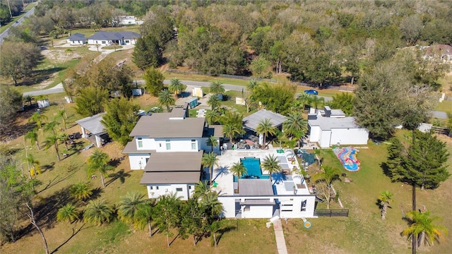 aerial view featuring a residential view